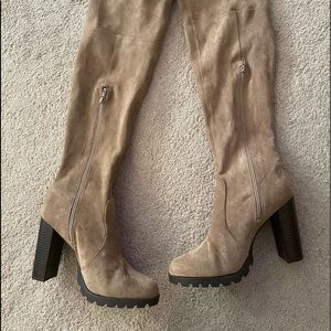 Brand new size 12 taupe boots